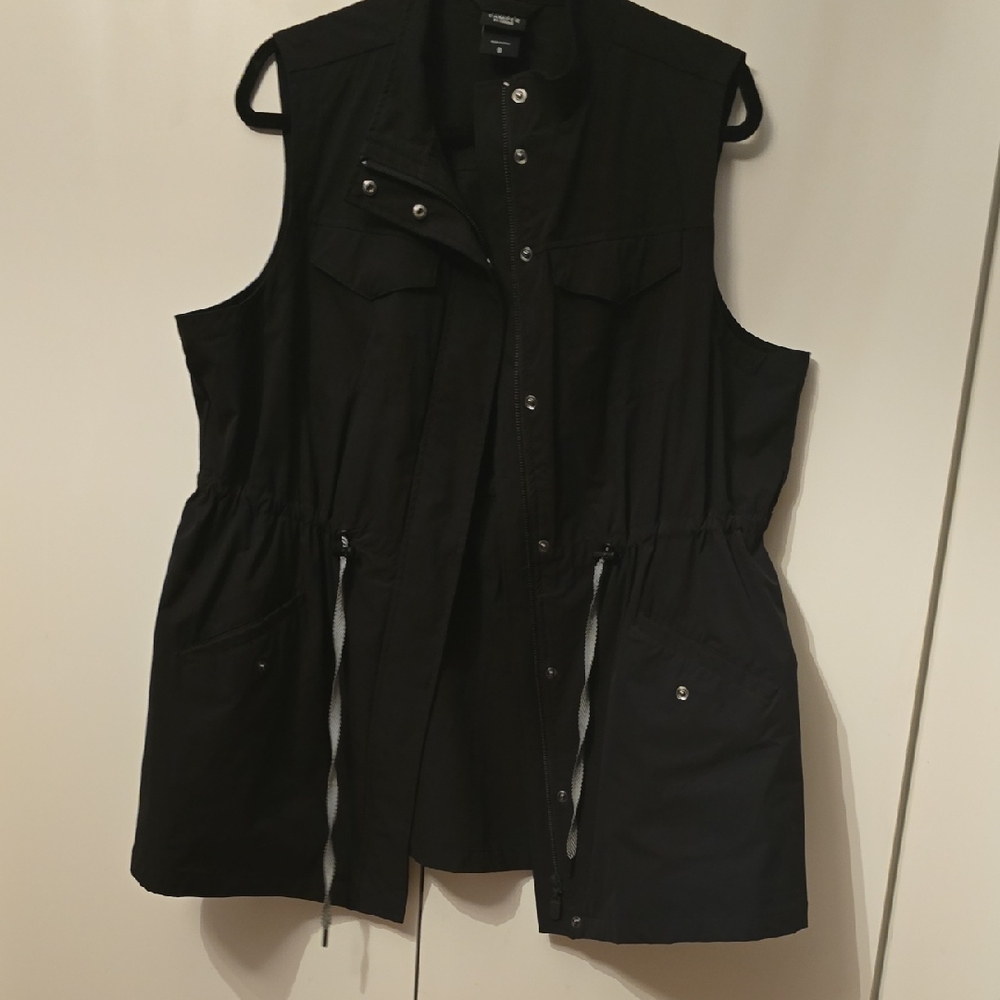 Torrid Black Women's Vest with Drawstring Waist